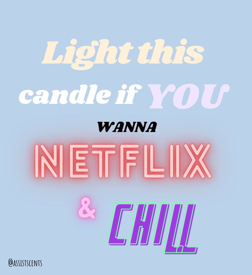 Netflix & Chill Coconut Soy Wax Candle
