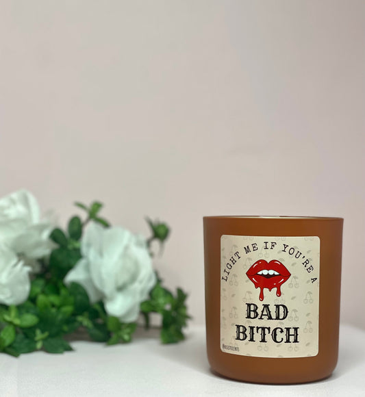 Light me if you’re a Bad B*tch (Cherry Red) Candle